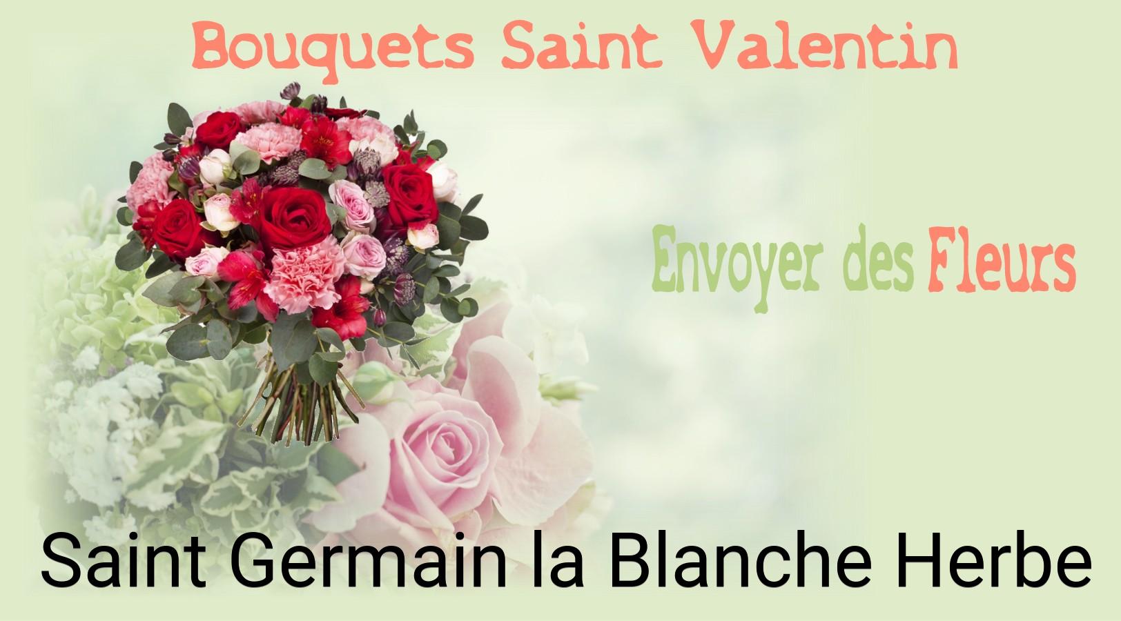 Roses de Saint-Valentin livrées à Saint-Germain-la-Blanche-Herbe